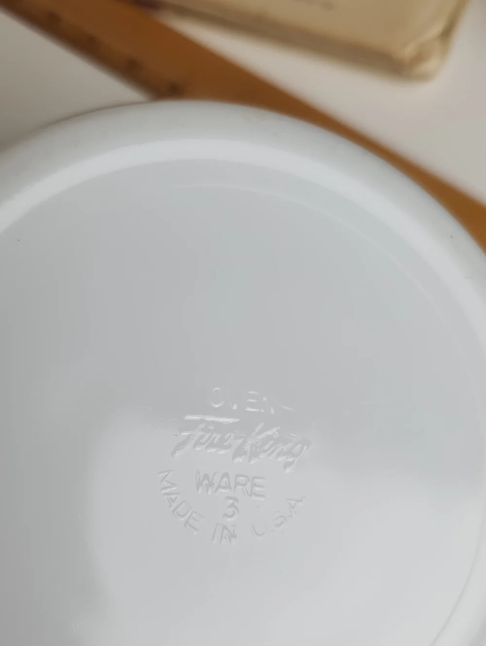 Vintage Fire King Splash Proof Large Milk Glass Mixing Bowl